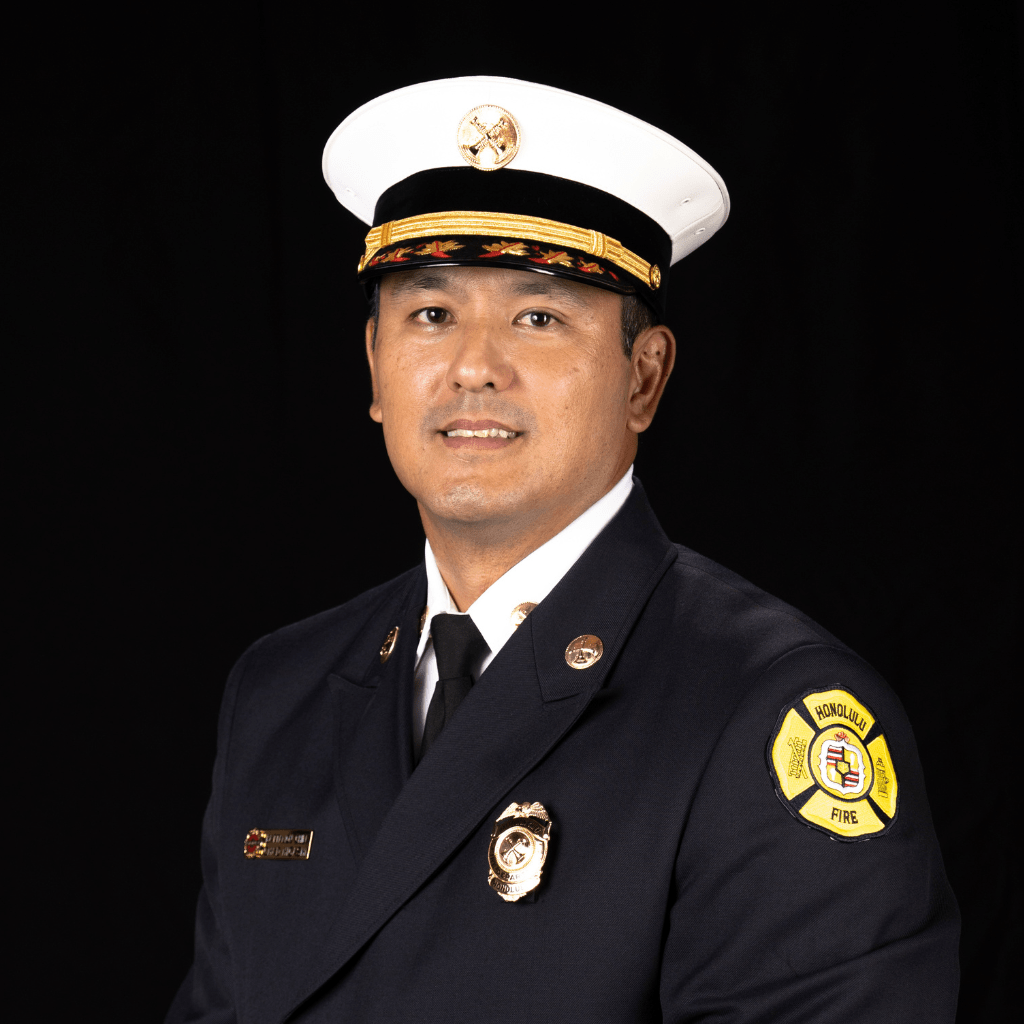 Portrait of Battalion Chief Chad Higashi
