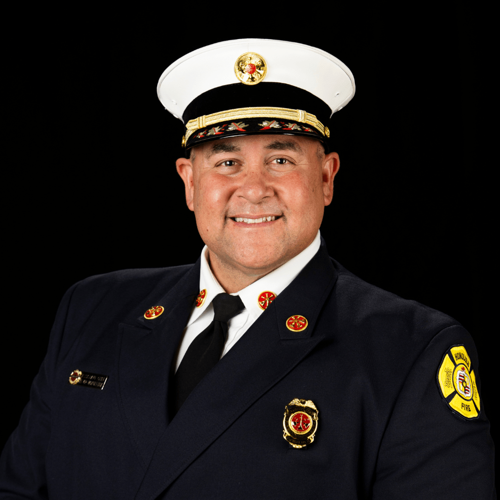 Portrait of Assistant Chief Kevin Mokulehua