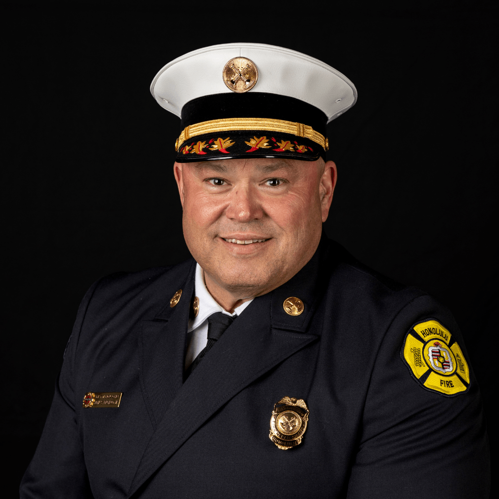 Portrait of Battalion Chief Gerald Pacheco